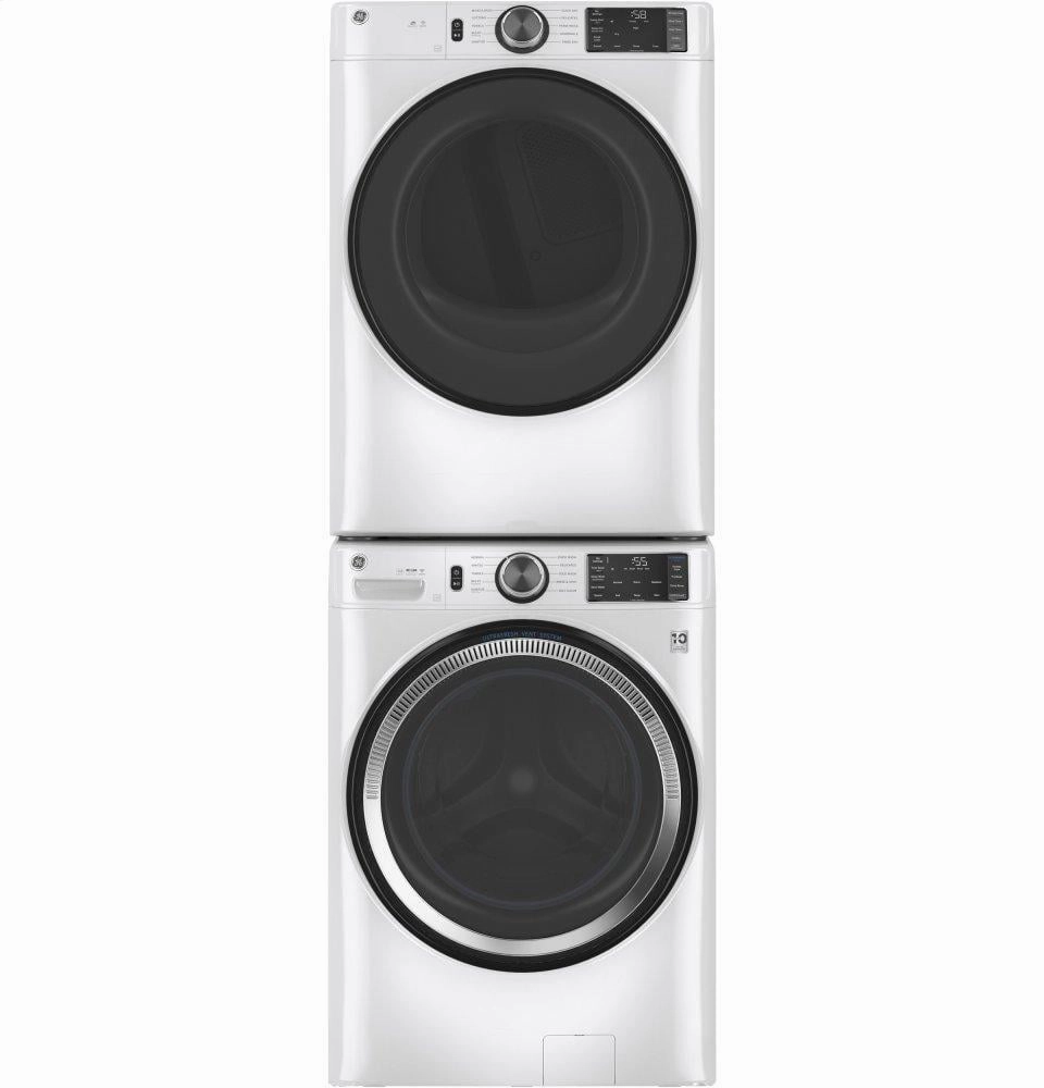 Ge Appliances GFD55GSSNWW Ge 7.8 Cu. Ft. Capacity Smart Front Load Gas Dryer With Sanitize Cycle