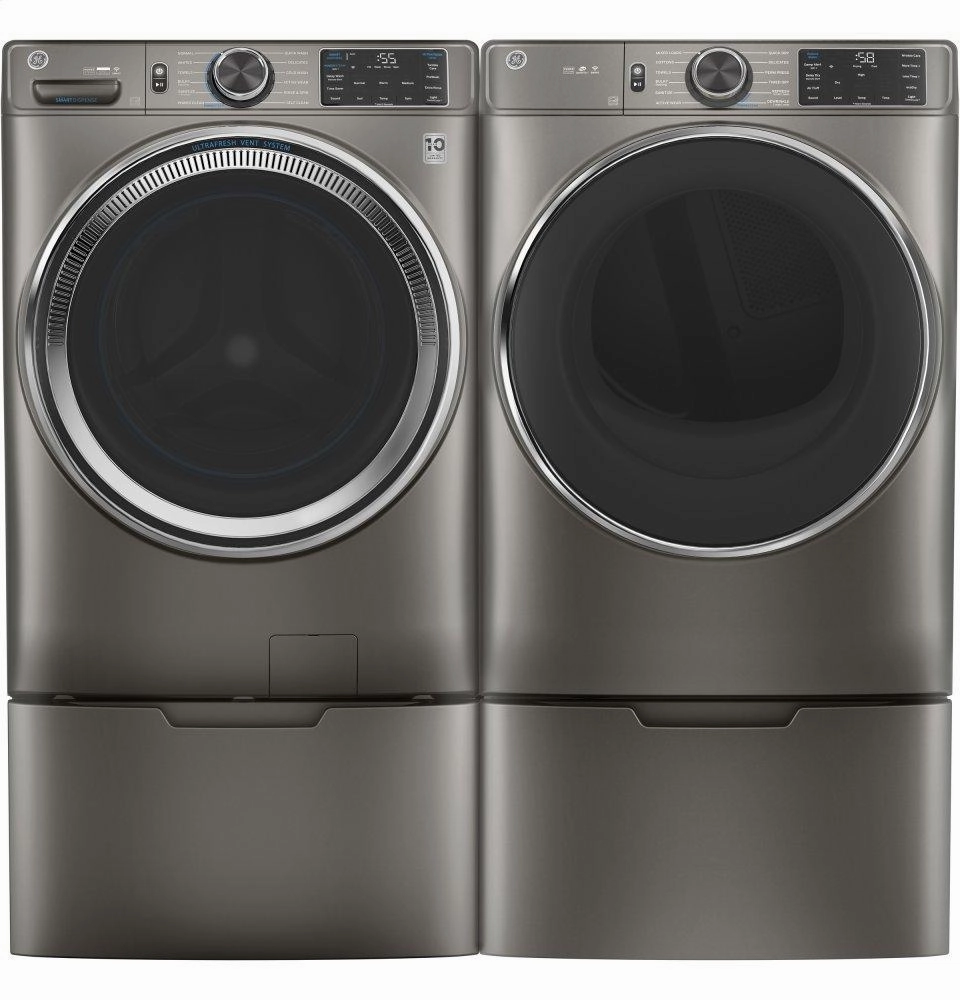 Ge Appliances GFD65ESPNSN Ge 7.8 Cu. Ft. Capacity Smart Front Load Electric Dryer With Steam And Sanitize Cycle
