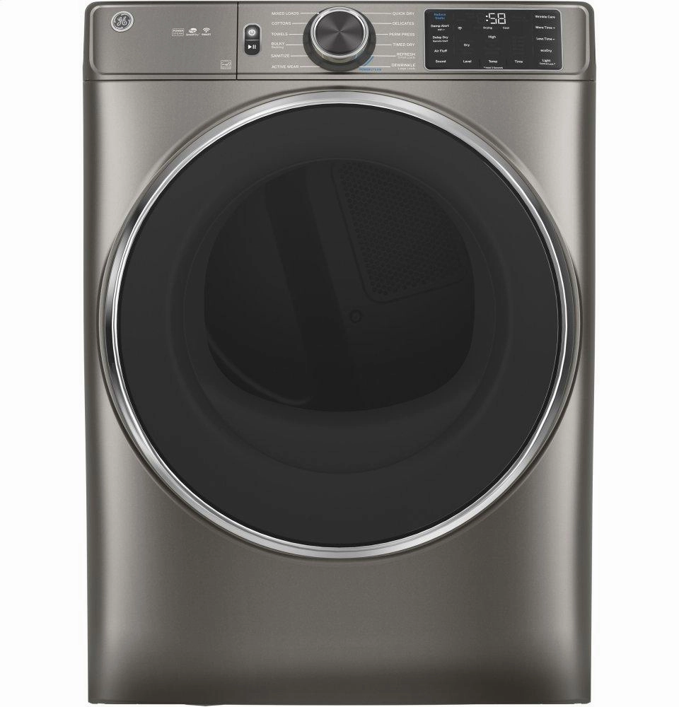 Ge Appliances GFD65ESPNSN Ge 7.8 Cu. Ft. Capacity Smart Front Load Electric Dryer With Steam And Sanitize Cycle