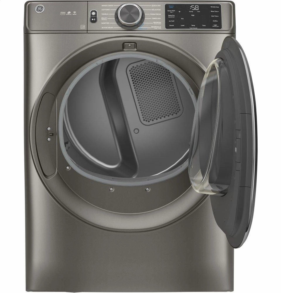 Ge Appliances GFD65ESPNSN Ge 7.8 Cu. Ft. Capacity Smart Front Load Electric Dryer With Steam And Sanitize Cycle