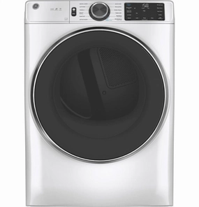 Ge Appliances GFD65ESSNWW Ge 7.8 Cu. Ft. Capacity Smart Front Load Electric Dryer With Steam And Sanitize Cycle