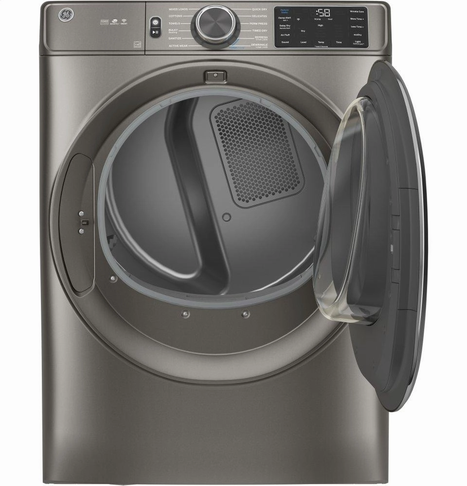 Ge Appliances GFD65GSPNSN Ge 7.8 Cu. Ft. Capacity Smart Front Load Gas Dryer With Steam And Sanitize Cycle