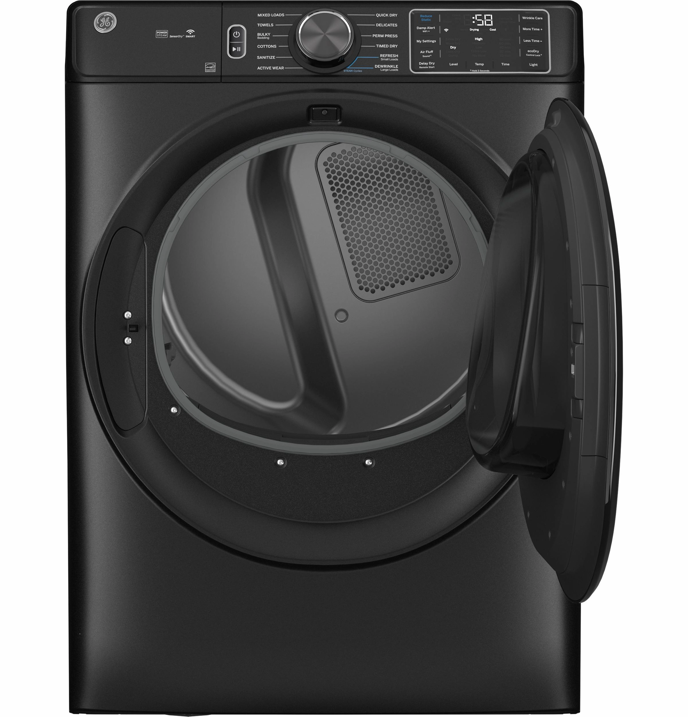 Ge Appliances GFD65GSPVDS Ge 7.8 Cu. Ft. Capacity Smart Front Load Gas Dryer With Steam And Sanitize Cycle