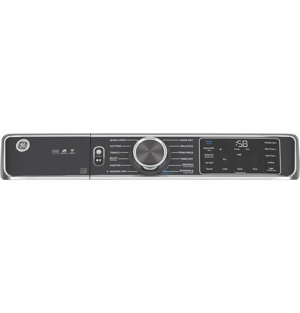 Ge Appliances GFD85ESPNDG Ge 7.8 Cu. Ft. Capacity Smart Front Load Electric Dryer With Steam And Sanitize Cycle