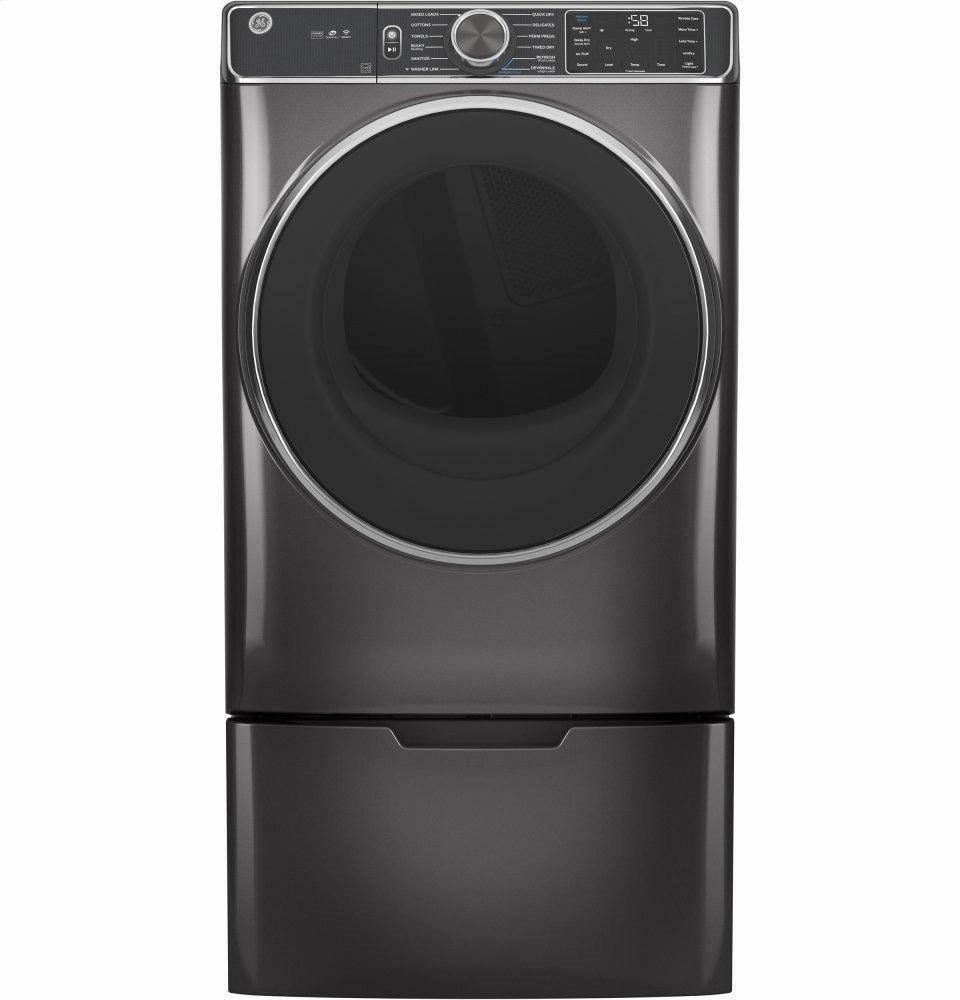 Ge Appliances GFD85ESPNDG Ge 7.8 Cu. Ft. Capacity Smart Front Load Electric Dryer With Steam And Sanitize Cycle