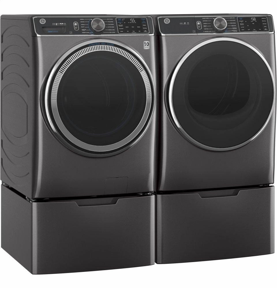 Ge Appliances GFD85ESPNDG Ge 7.8 Cu. Ft. Capacity Smart Front Load Electric Dryer With Steam And Sanitize Cycle