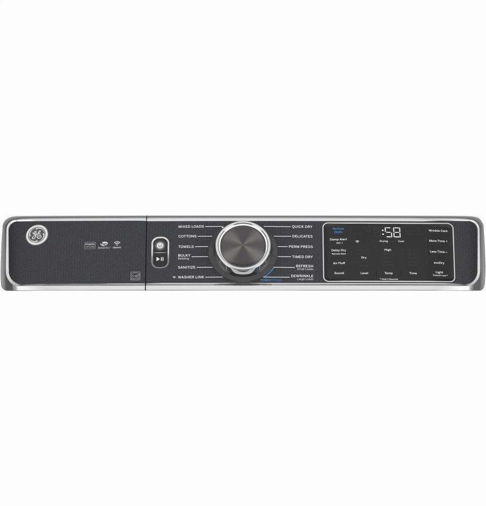 Ge Appliances GFD85ESPNRS Ge 7.8 Cu. Ft. Capacity Smart Front Load Electric Dryer With Steam And Sanitize Cycle