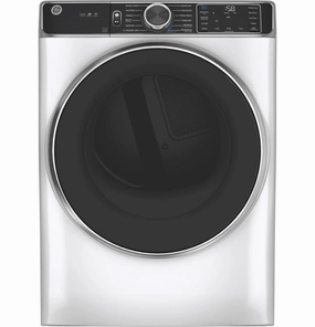 Ge Appliances GFD85ESSNWW Ge 7.8 Cu. Ft. Capacity Smart Front Load Electric Dryer With Steam And Sanitize Cycle