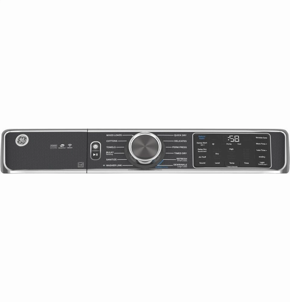 Ge Appliances GFD85GSPNDG Ge 7.8 Cu. Ft. Capacity Smart Front Load Gas Dryer With Steam And Sanitize Cycle