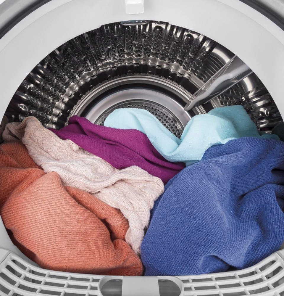 Ge Appliances GFT14ESSMWW Ge 24" 4.1 Cu.Ft. Front Load Ventless Condenser Electric Dryer With Stainless Steel Basket
