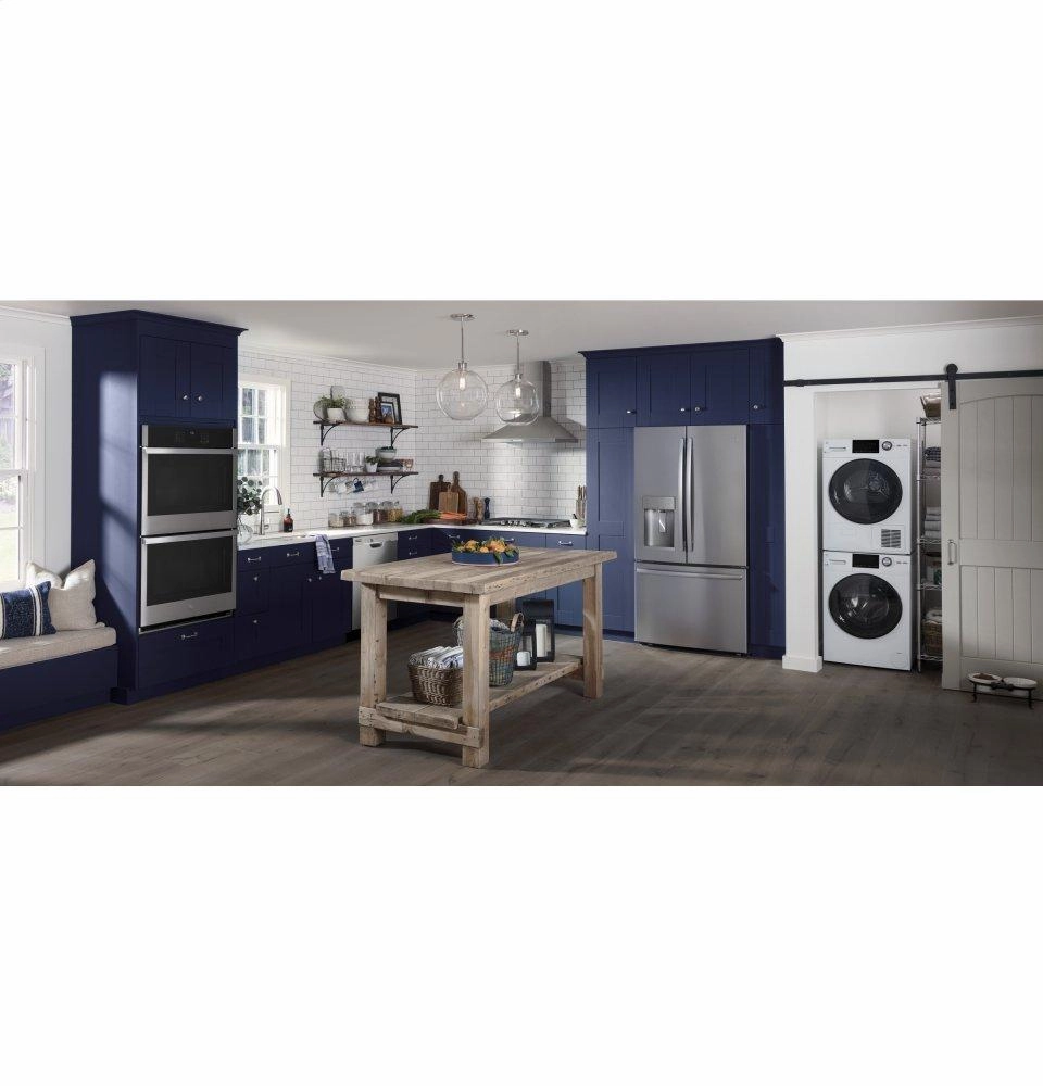Ge Appliances GFT14ESSMWW Ge 24" 4.1 Cu.Ft. Front Load Ventless Condenser Electric Dryer With Stainless Steel Basket