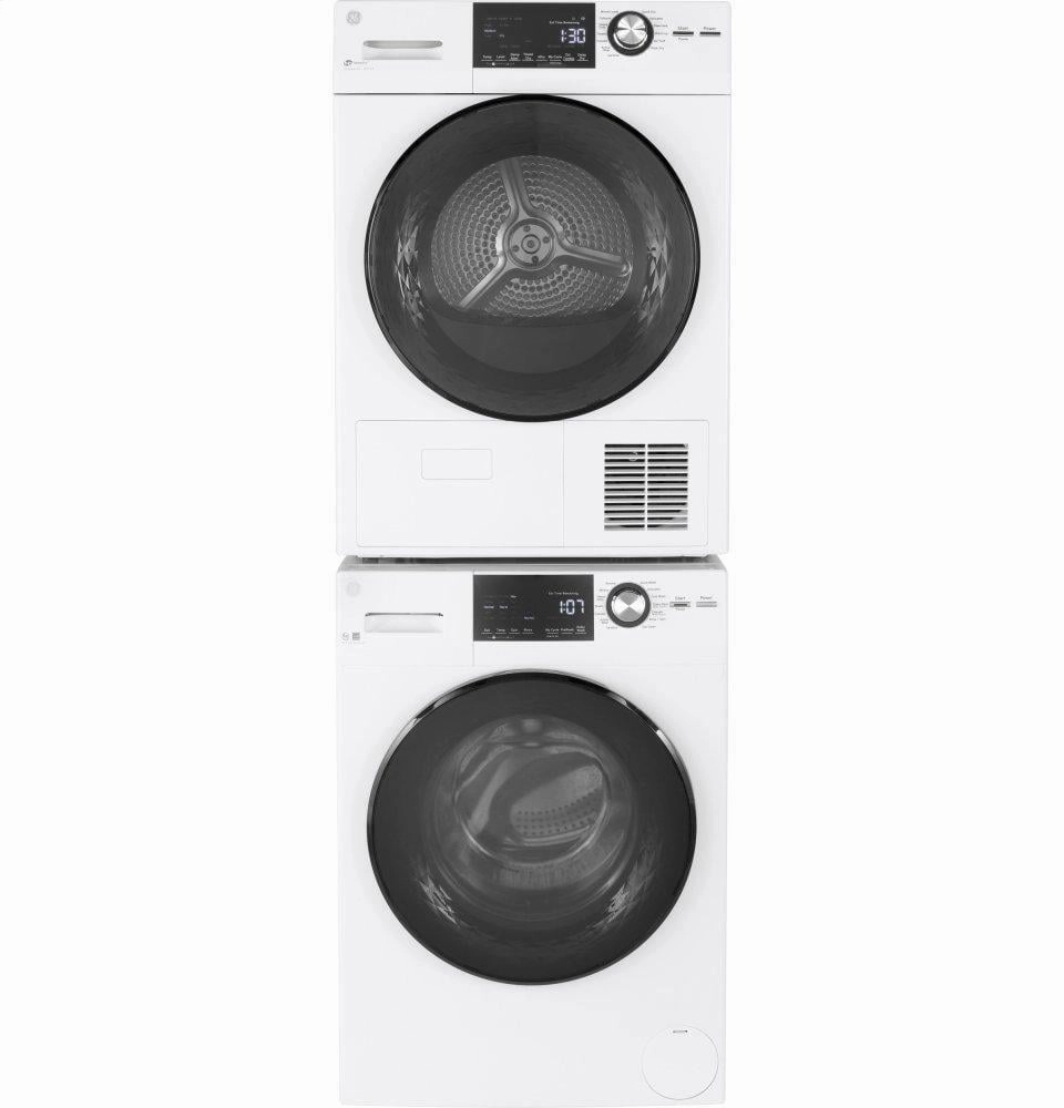 Ge Appliances GFT14ESSMWW Ge 24" 4.1 Cu.Ft. Front Load Ventless Condenser Electric Dryer With Stainless Steel Basket