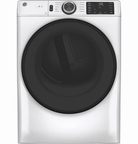 Ge Appliances GFV55ESSNWW Ge Long Vent 7.8 Cu. Ft. Capacity Smart Electric Dryer With Sanitize Cycle