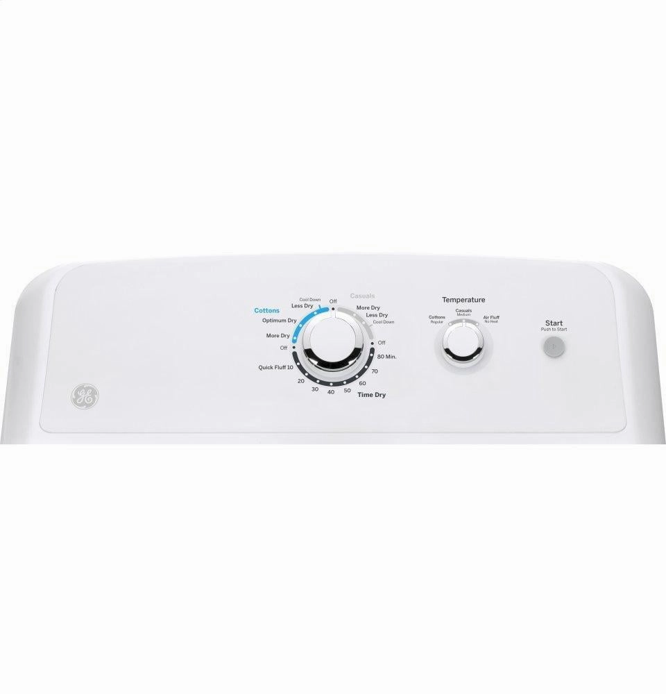 Ge Appliances GTD33EASKWW Ge 7.2 Cu. Ft. Capacity Aluminized Alloy Drum Electric Dryer