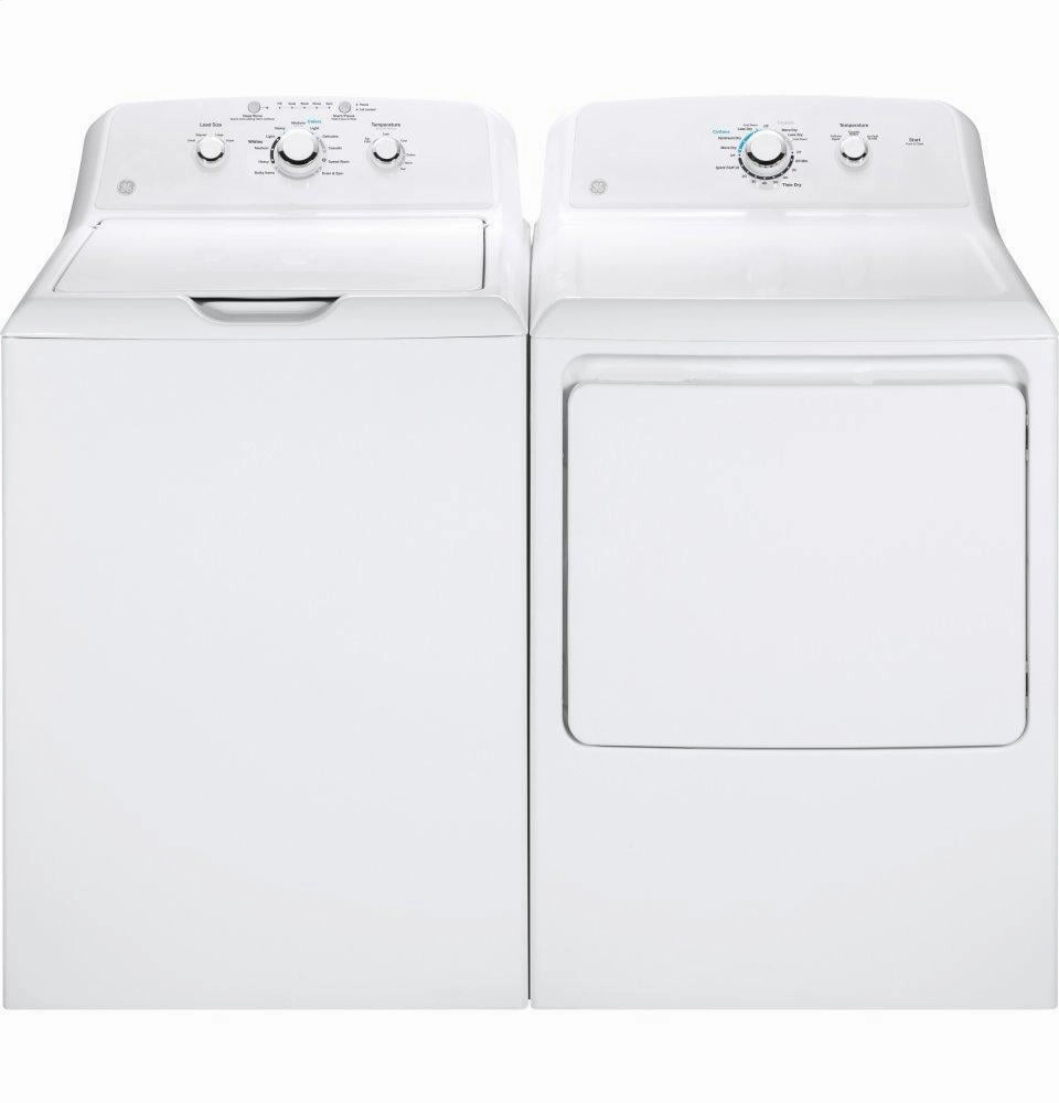 Ge Appliances GTD33GASKWW Ge 7.2 Cu. Ft. Capacity Aluminized Alloy Drum Gas Dryer