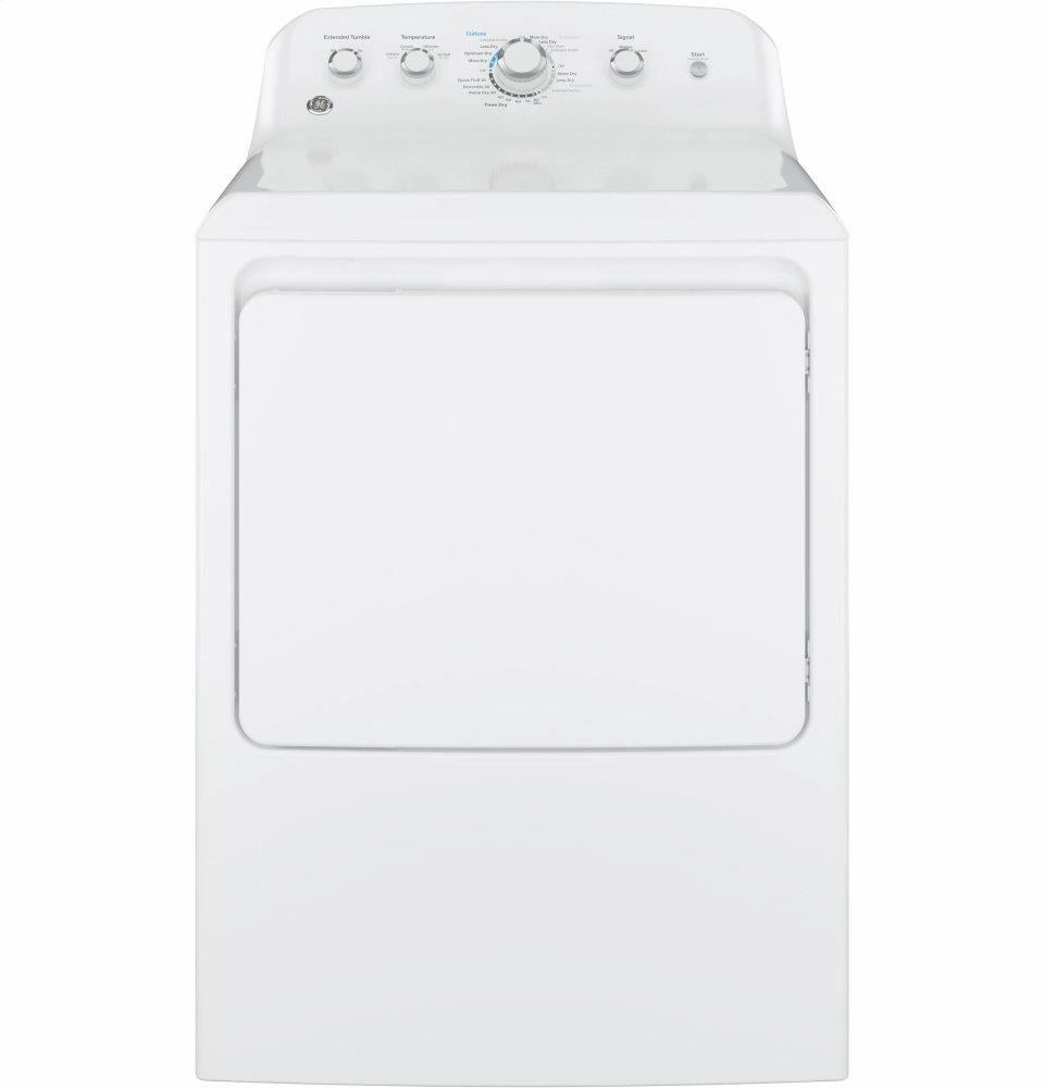 Ge Appliances GTD42EASJWW Ge 7.2 Cu. Ft. Capacity Aluminized Alloy Drum Electric Dryer