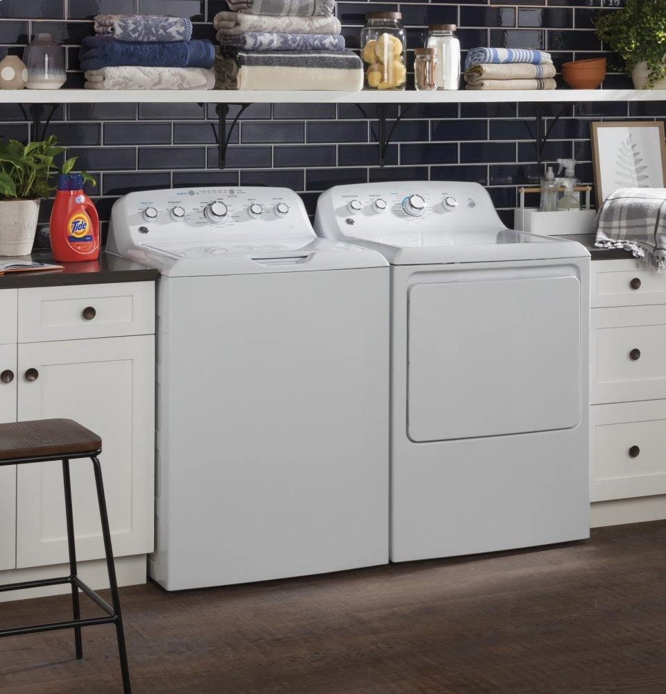 Ge Appliances GTD42EASJWW Ge 7.2 Cu. Ft. Capacity Aluminized Alloy Drum Electric Dryer