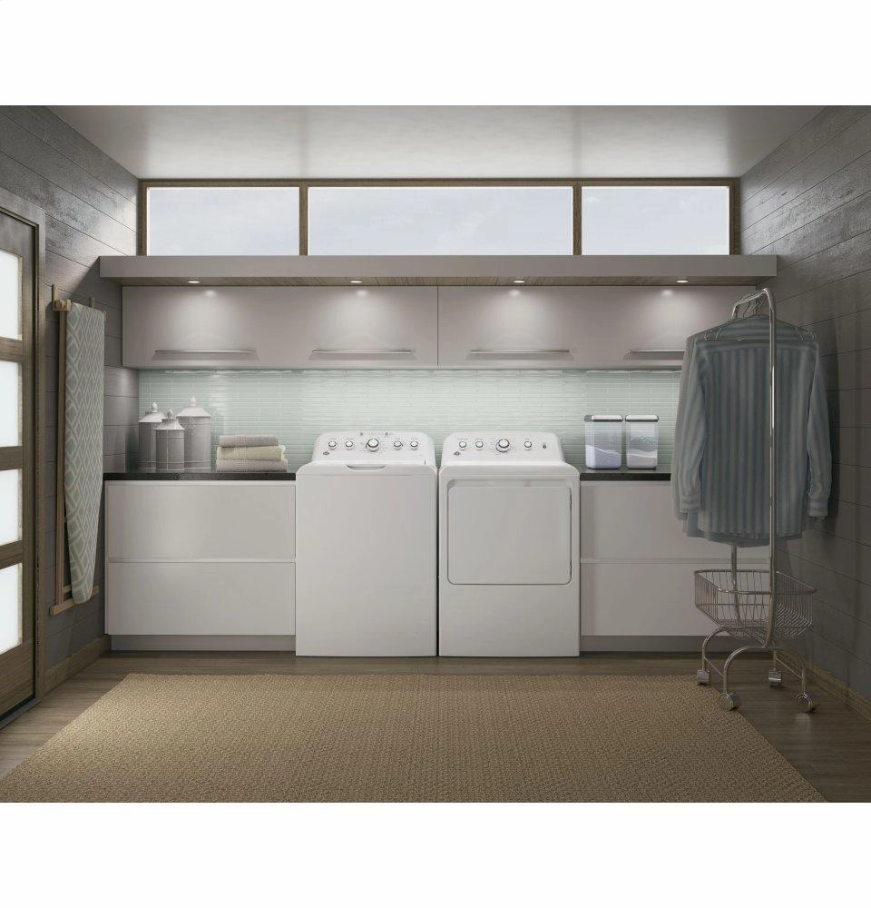 Ge Appliances GTD42EASJWW Ge 7.2 Cu. Ft. Capacity Aluminized Alloy Drum Electric Dryer