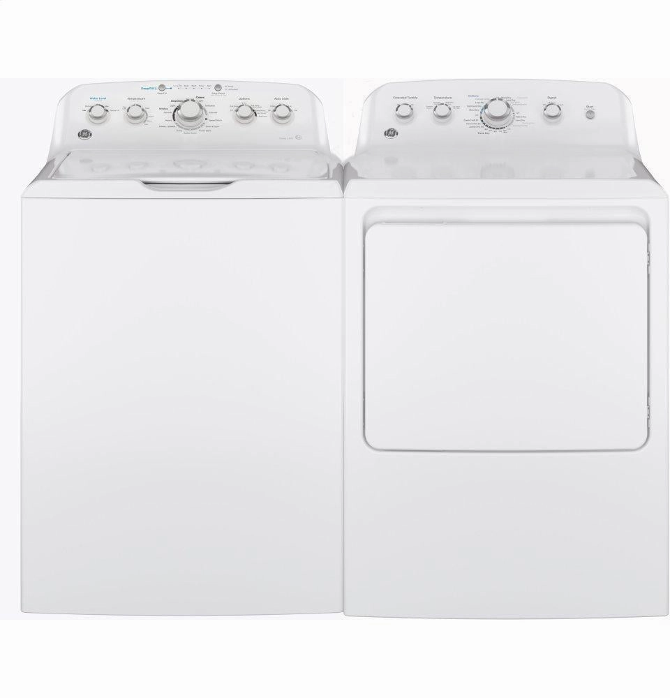 Ge Appliances GTD42GASJWW Ge 7.2 Cu. Ft. Capacity Aluminized Alloy Drum Gas Dryer