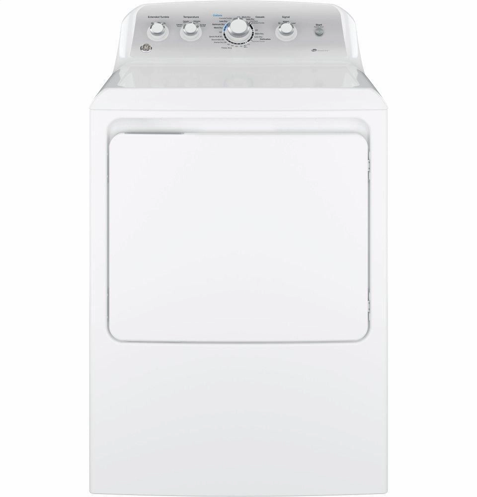 Ge Appliances GTD45EASJWS Ge 7.2 Cu. Ft. Capacity Aluminized Alloy Drum Electric Dryer With Sensor Dry