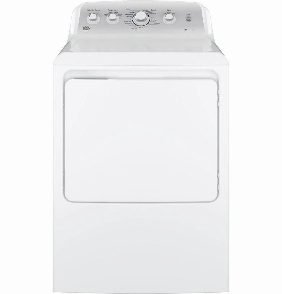 Ge Appliances GTD45GASJWS Ge 7.2 Cu. Ft. Capacity Aluminized Alloy Drum Gas Dryer With Sensor Dry