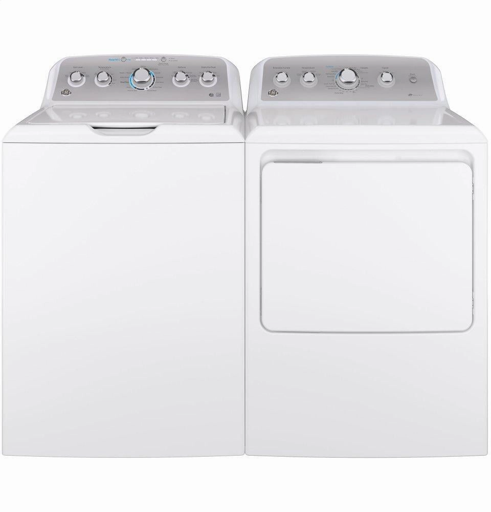 Ge Appliances GTD45GASJWS Ge 7.2 Cu. Ft. Capacity Aluminized Alloy Drum Gas Dryer With Sensor Dry
