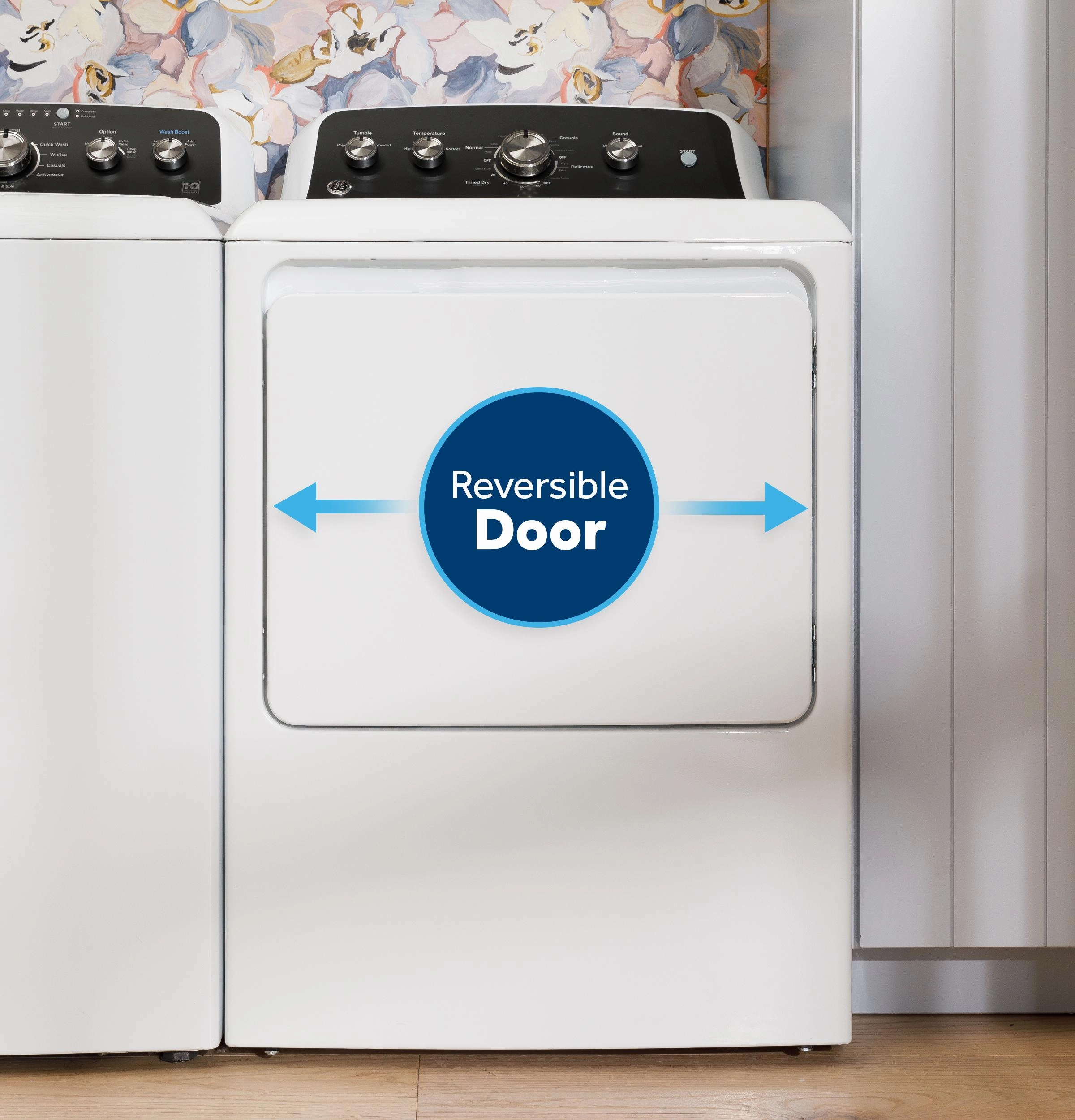 Ge Appliances GTD48GASWWB Ge 7.2 Cu. Ft. Capacity Gas Dryer With Up To 120 Ft. Venting And Extended Tumble