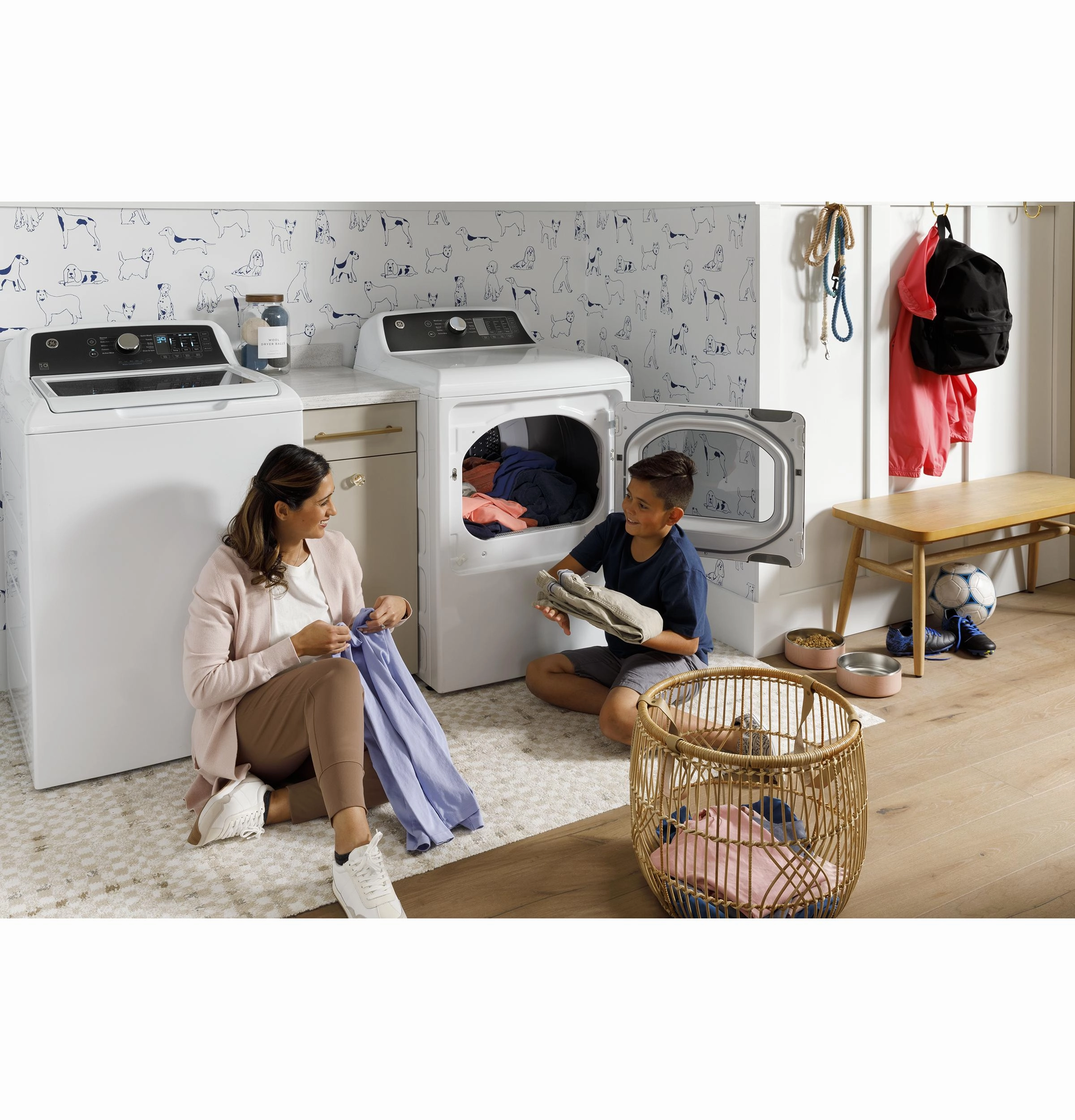 Ge Appliances GTD58EBSVWS Ge 7.4 Cu. Ft. Capacity With Sensor Dry Electric Dryer