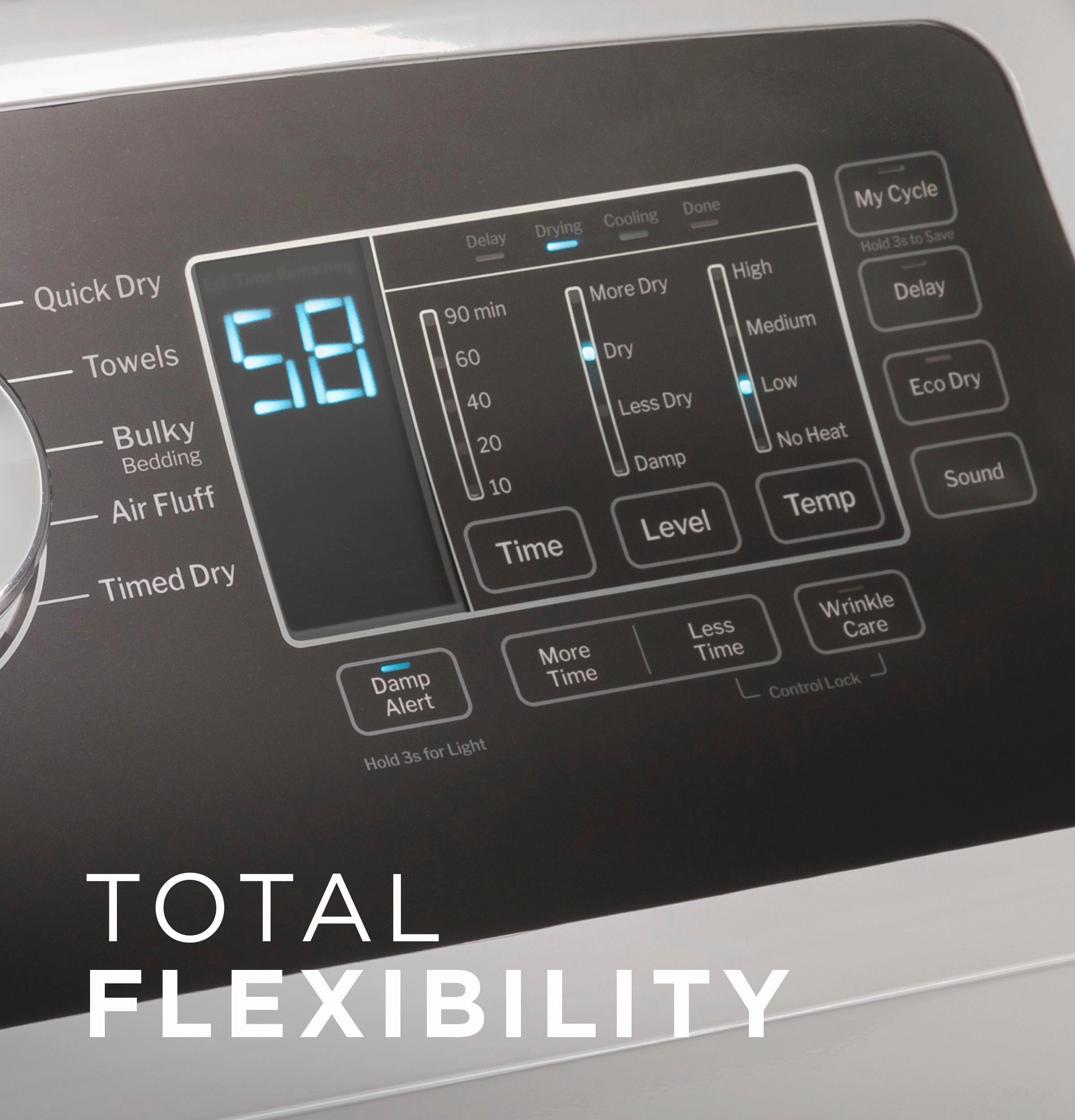 Ge Appliances GTD58EBSVWS Ge 7.4 Cu. Ft. Capacity With Sensor Dry Electric Dryer