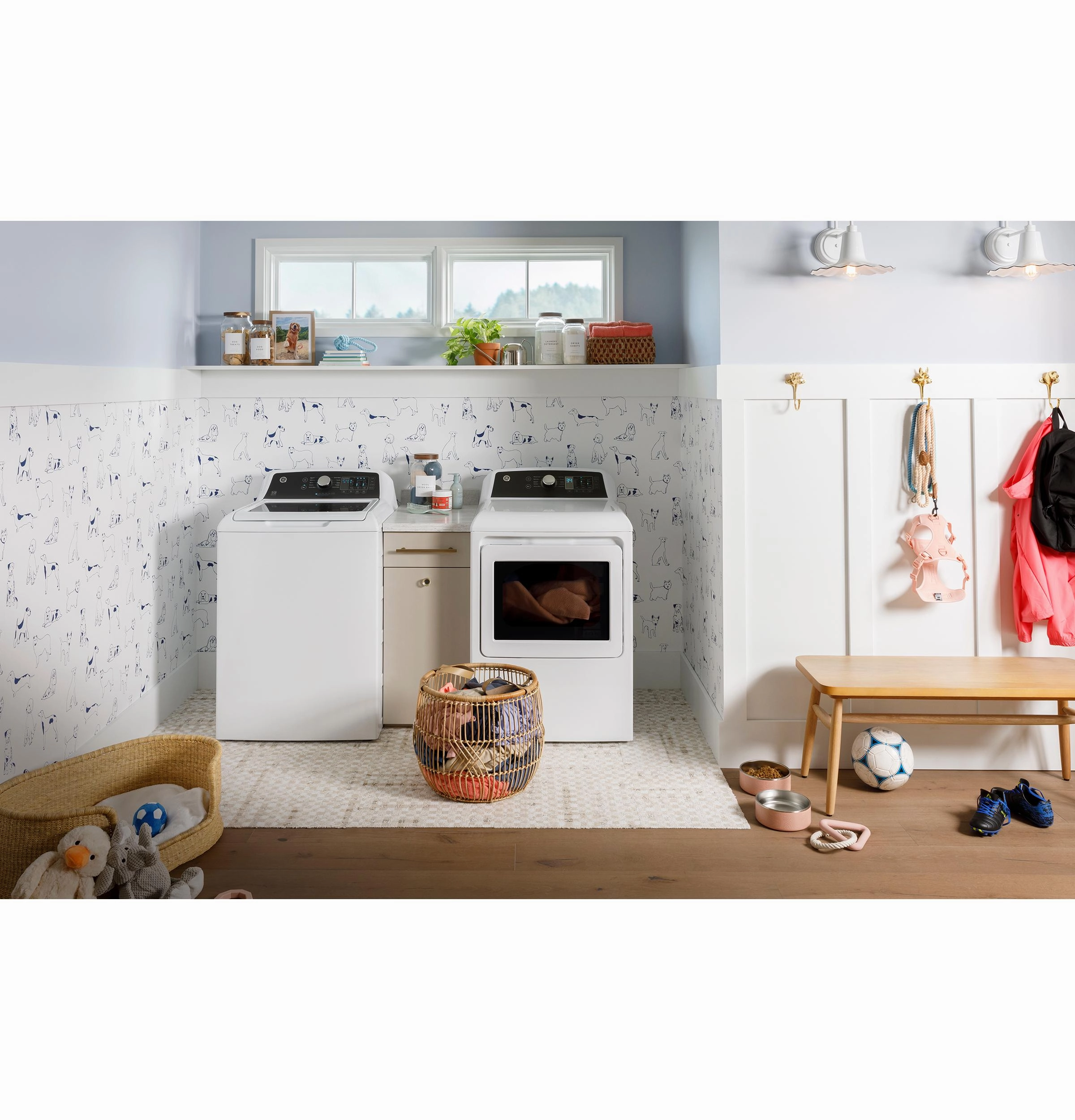 Ge Appliances GTD58EBSVWS Ge 7.4 Cu. Ft. Capacity With Sensor Dry Electric Dryer