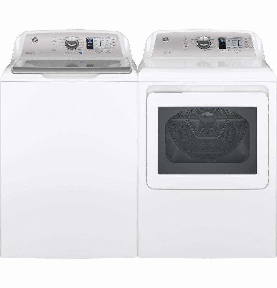 Ge Appliances GTD65EBSJWS Ge 7.4 Cu. Ft. Capacity Aluminized Alloy Drum Electric Dryer With Sensor Dry