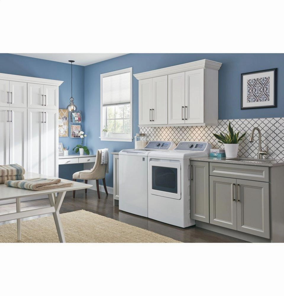 Ge Appliances GTD65EBSJWS Ge 7.4 Cu. Ft. Capacity Aluminized Alloy Drum Electric Dryer With Sensor Dry