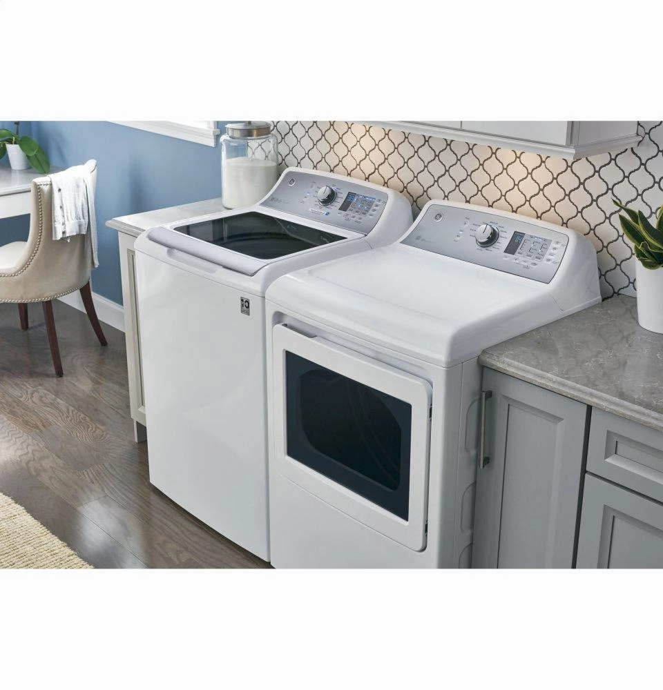 Ge Appliances GTD65EBSJWS Ge 7.4 Cu. Ft. Capacity Aluminized Alloy Drum Electric Dryer With Sensor Dry