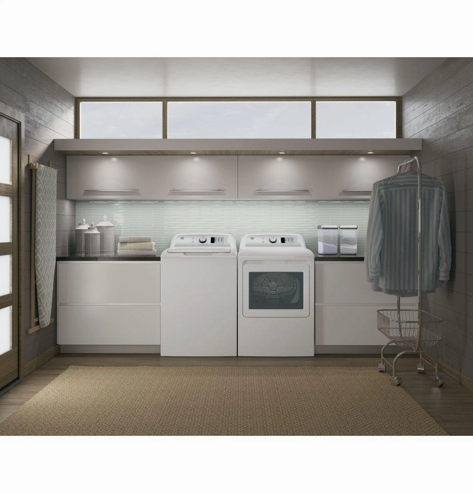 Ge Appliances GTD65EBSJWS Ge 7.4 Cu. Ft. Capacity Aluminized Alloy Drum Electric Dryer With Sensor Dry