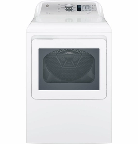 Ge Appliances GTD65GBSJWS Ge 7.4 Cu. Ft. Capacity Aluminized Alloy Drum Gas Dryer With Sensor Dry