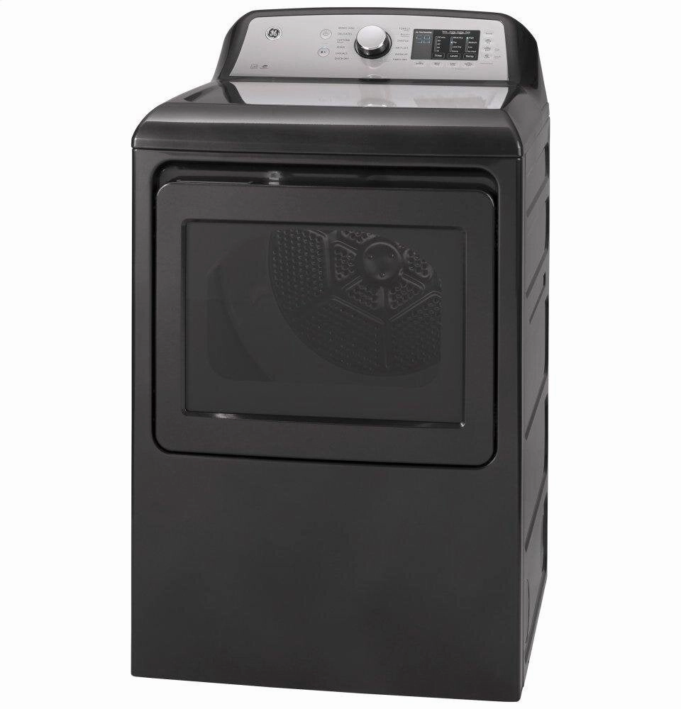 Ge Appliances GTD72EBPNDG Ge 7.4 Cu. Ft. Capacity Aluminized Alloy Drum Electric Dryer With Sanitize Cycle And Sensor Dry