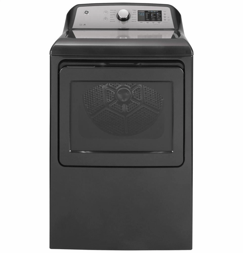 Ge Appliances GTD72EBPNDG Ge 7.4 Cu. Ft. Capacity Aluminized Alloy Drum Electric Dryer With Sanitize Cycle And Sensor Dry