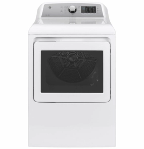 Ge Appliances GTD72EBSNWS Ge 7.4 Cu. Ft. Capacity Aluminized Alloy Drum Electric Dryer With Sanitize Cycle And Sensor Dry
