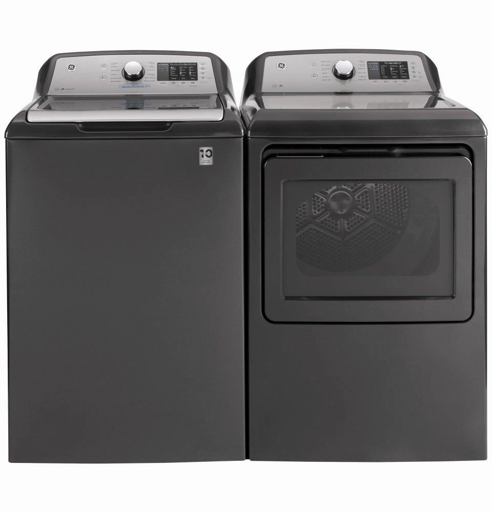 Ge Appliances GTD72GBPNDG Ge 7.4 Cu. Ft. Capacity Aluminized Alloy Drum Gas Dryer With Sanitize Cycle And Sensor Dry
