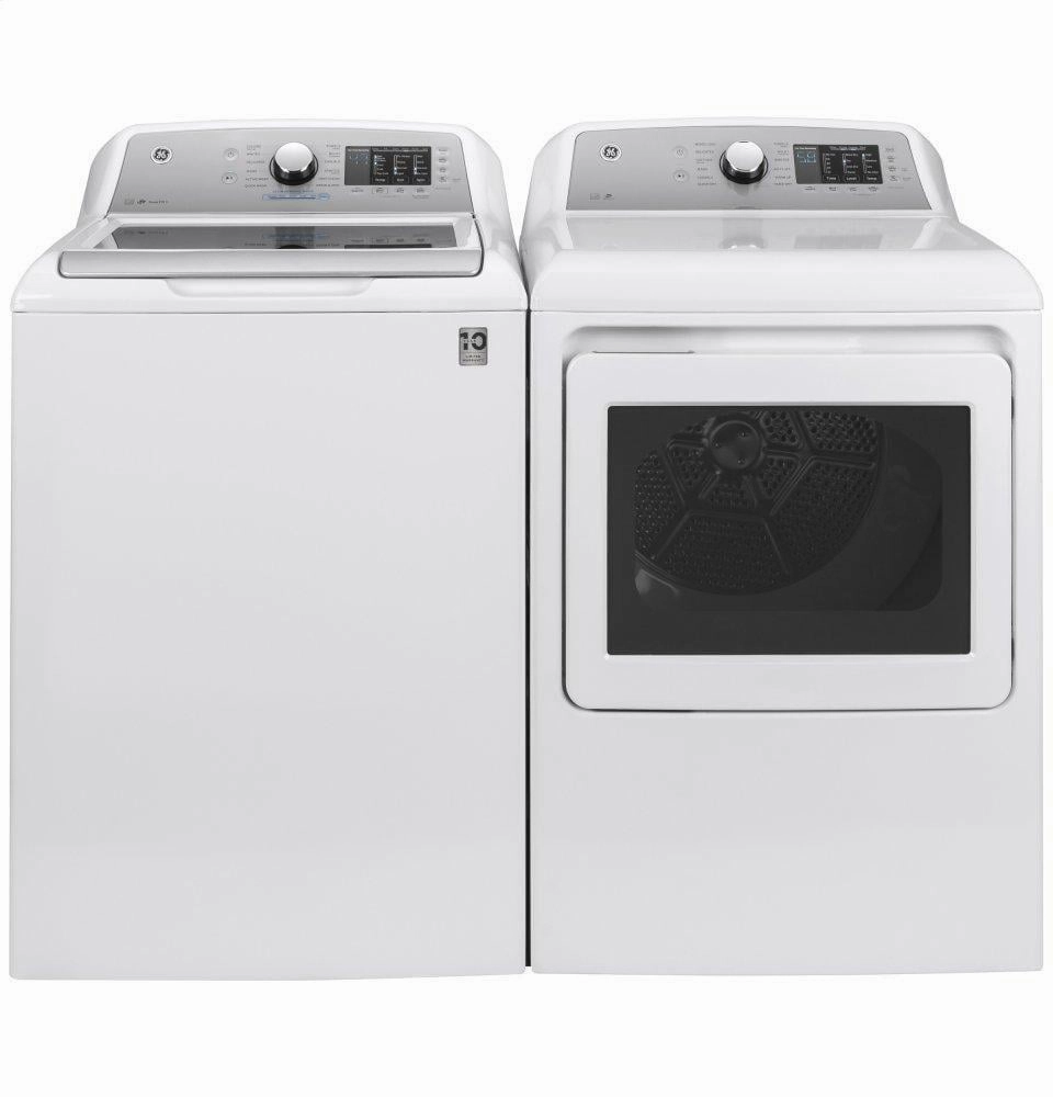 Ge Appliances GTD72GBSNWS Ge 7.4 Cu. Ft. Capacity Aluminized Alloy Drum Gas Dryer With Sanitize Cycle And Sensor Dry