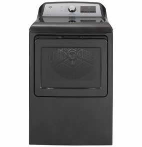 Ge Appliances GTD84ECPNDG Ge 7.4 Cu. Ft. Capacity Smart Aluminized Alloy Drum Electric Dryer With Sanitize Cycle And Sensor Dry