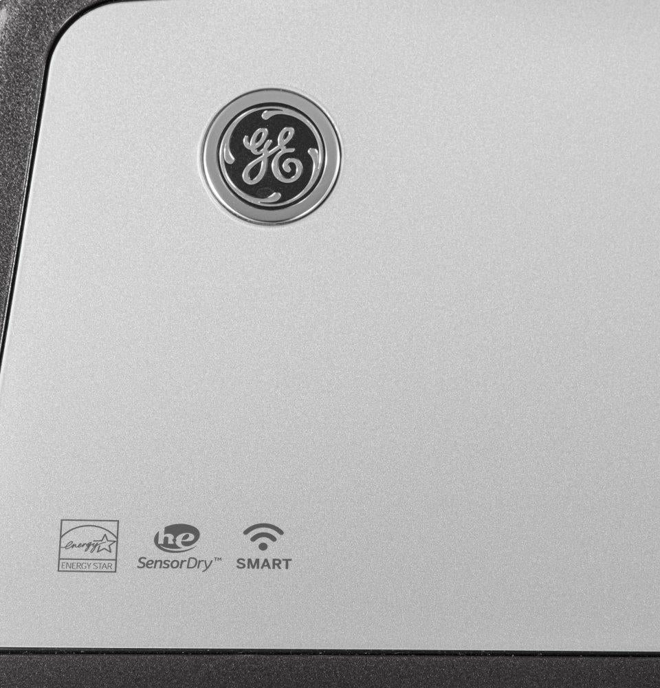 Ge Appliances GTD84ECPNDG Ge 7.4 Cu. Ft. Capacity Smart Aluminized Alloy Drum Electric Dryer With Sanitize Cycle And Sensor Dry