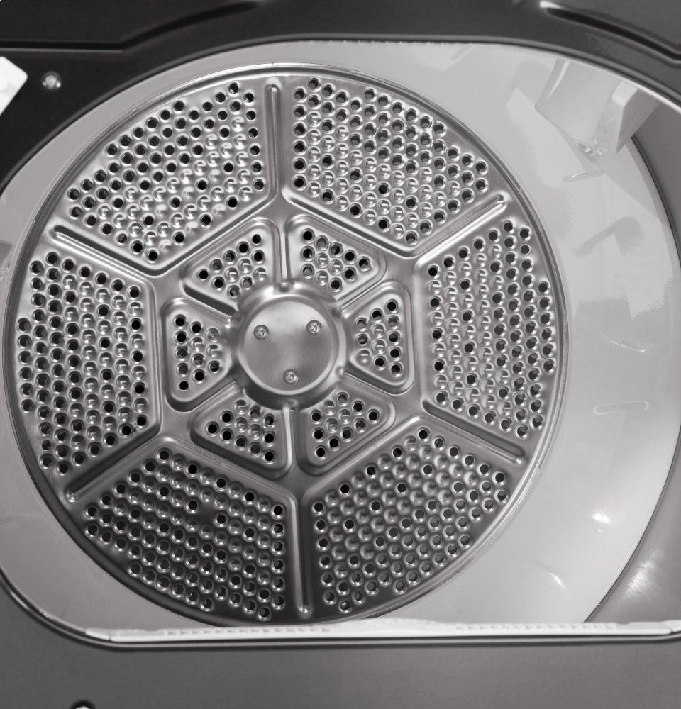 Ge Appliances GTD84ECPNDG Ge 7.4 Cu. Ft. Capacity Smart Aluminized Alloy Drum Electric Dryer With Sanitize Cycle And Sensor Dry