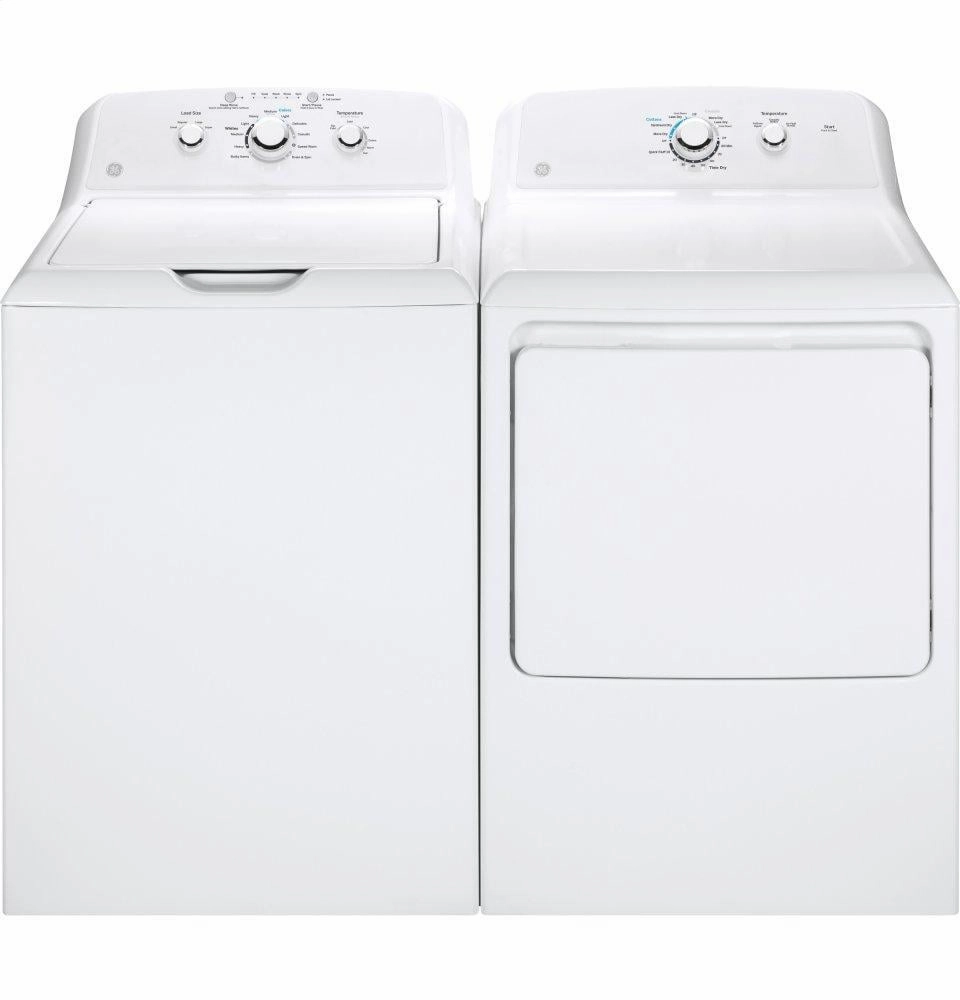 Ge Appliances GTX33EASKWW Ge 6.2 Cu. Ft. Capacity Aluminized Alloy Drum Electric Dryer