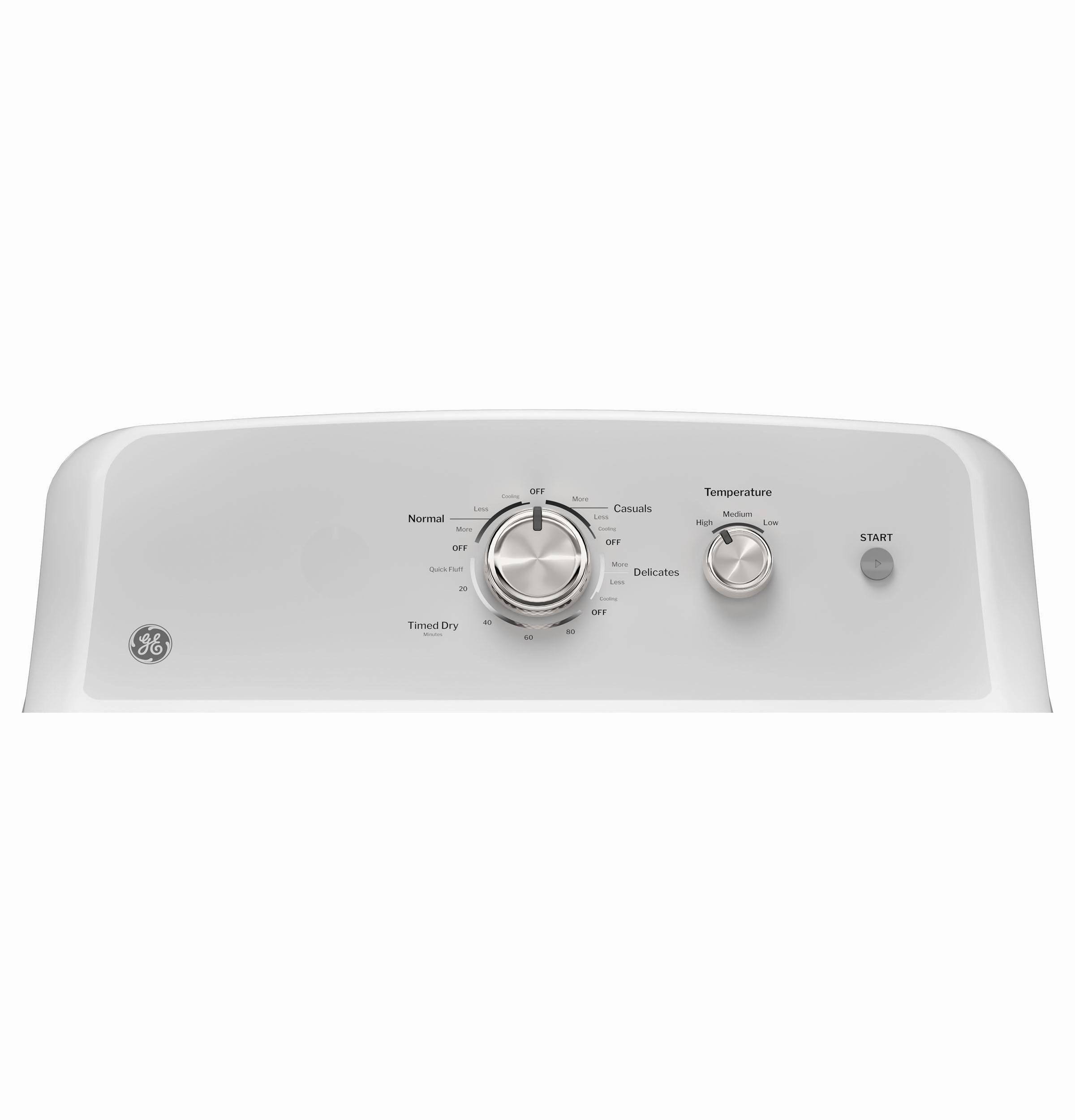 Ge Appliances GTX38EASWWS Ge 6.2 Cu. Ft. Capacity&#X00A0;Electric Dryer With Up To 120 Ft. Venting And Shallow Depth&#X200B;