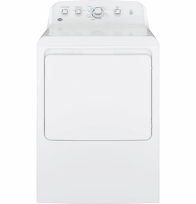 Ge Appliances GTX42EASJWW Ge 6.2 Cu. Ft. Capacity Aluminized Alloy Drum Electric Dryer