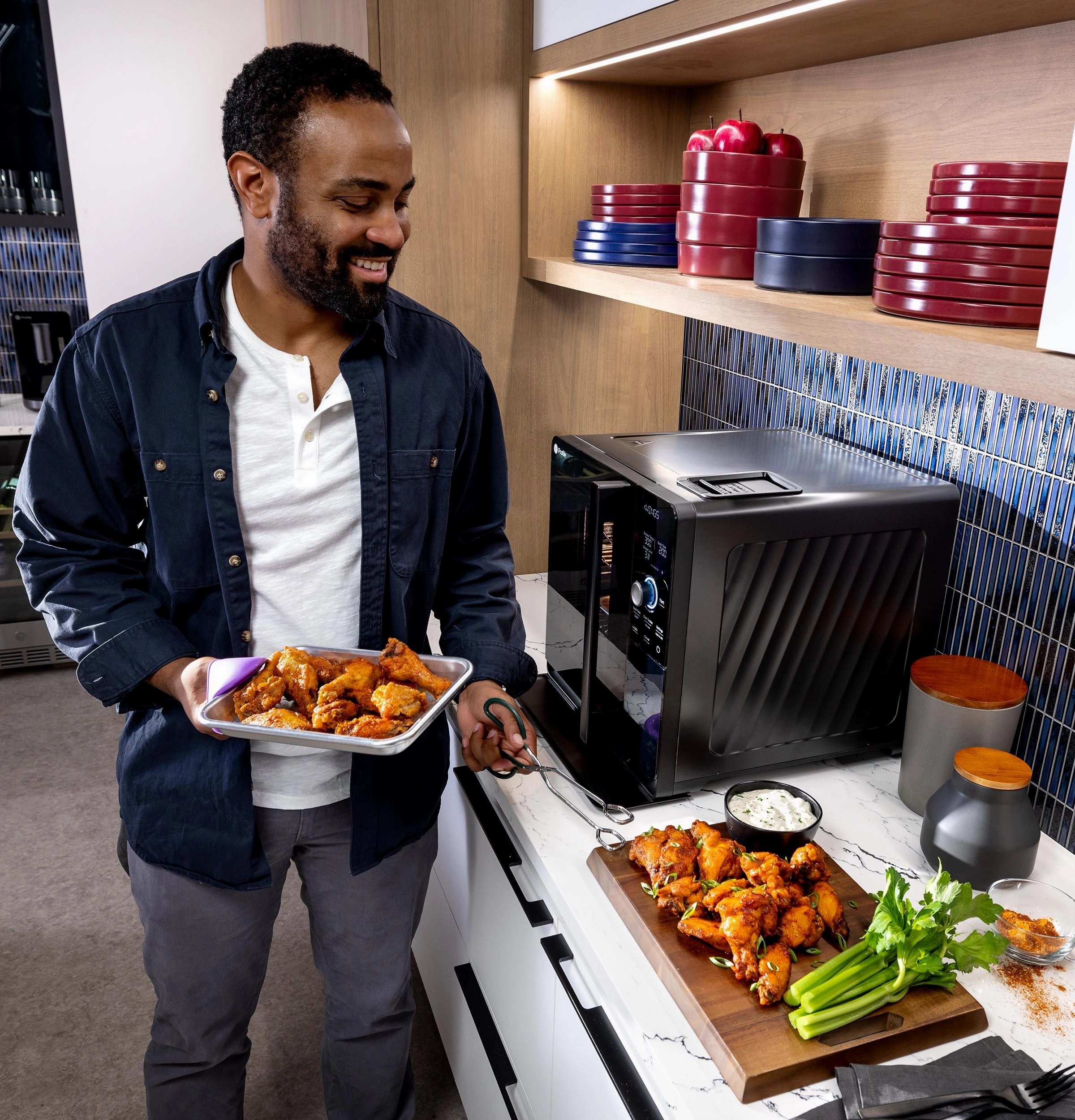 Ge Appliances P9SBAAS6VBB Ge Profile&#8482; Smart Indoor Smoker