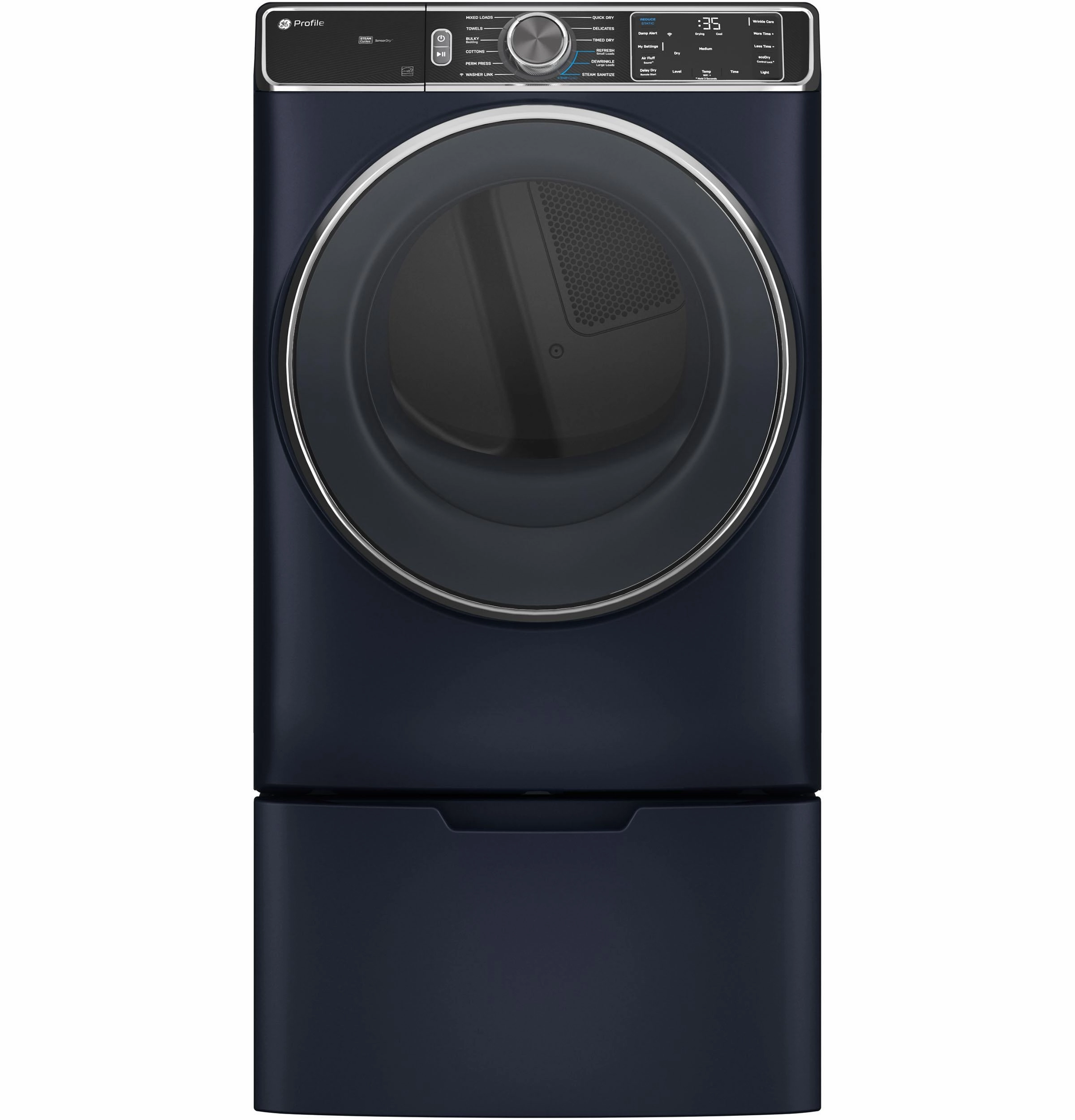 Ge Appliances PFD87ESPVRS Ge Profile&#8482; 7.8 Cu. Ft. Capacity Smart Front Load Electric Dryer With Steam And Sanitize Cycle
