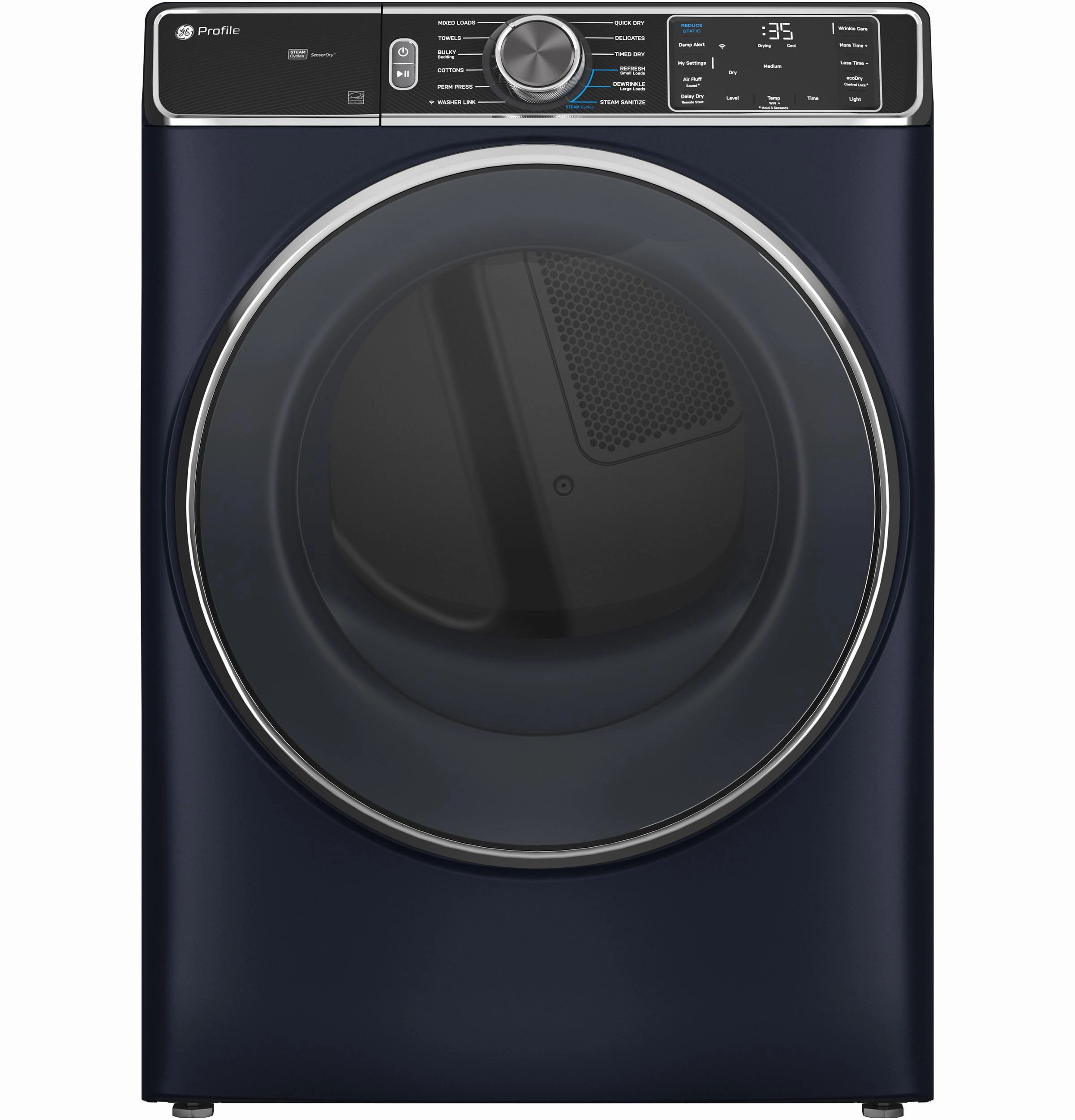 Ge Appliances PFD87ESPVRS Ge Profile&#8482; 7.8 Cu. Ft. Capacity Smart Front Load Electric Dryer With Steam And Sanitize Cycle