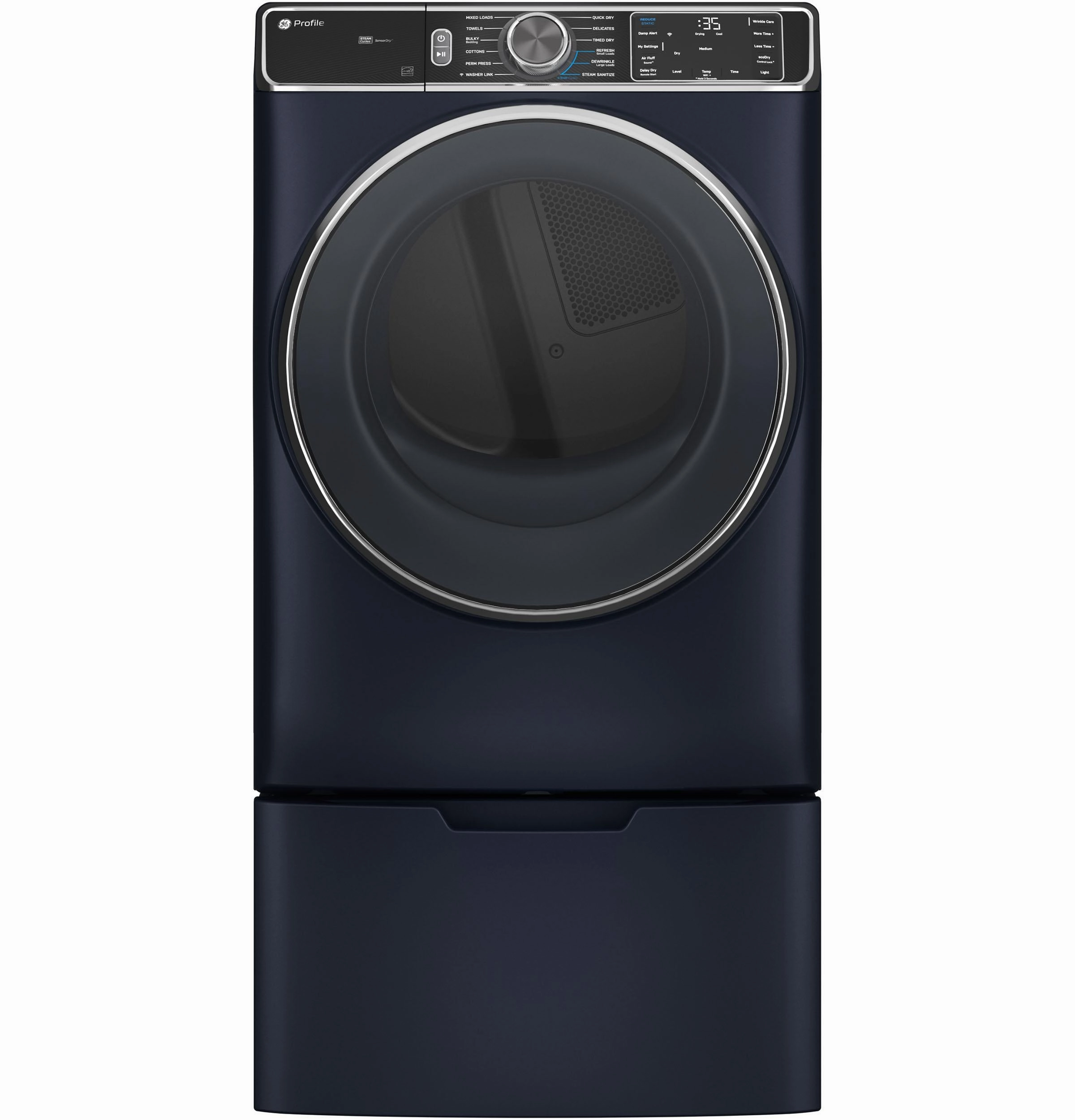 Ge Appliances PFD87GSPVRS Ge Profile&#8482; 7.8 Cu. Ft. Capacity Smart Front Load Gas Dryer With Steam And Sanitize Cycle